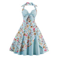 V-neck Dress variant CJNSSYLY12637-Sky blue-XXL|CJNSSYLY12637-Sky blue-XL|CJNSSYLY12637-Sky blue-S|CJNSSYLY12637-Sky blue-L|CJNSSYLY12637-Sky blue-M|CJNSSYLY12637-Sky blue-3XL|CJNSSYLY12637-Sky blue-4XL