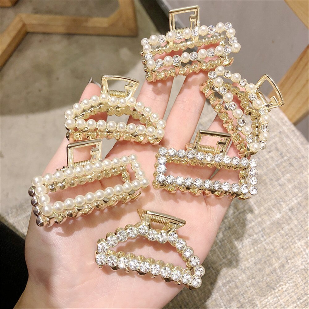 Luxury Pearl Rhinestone Grip photo 1