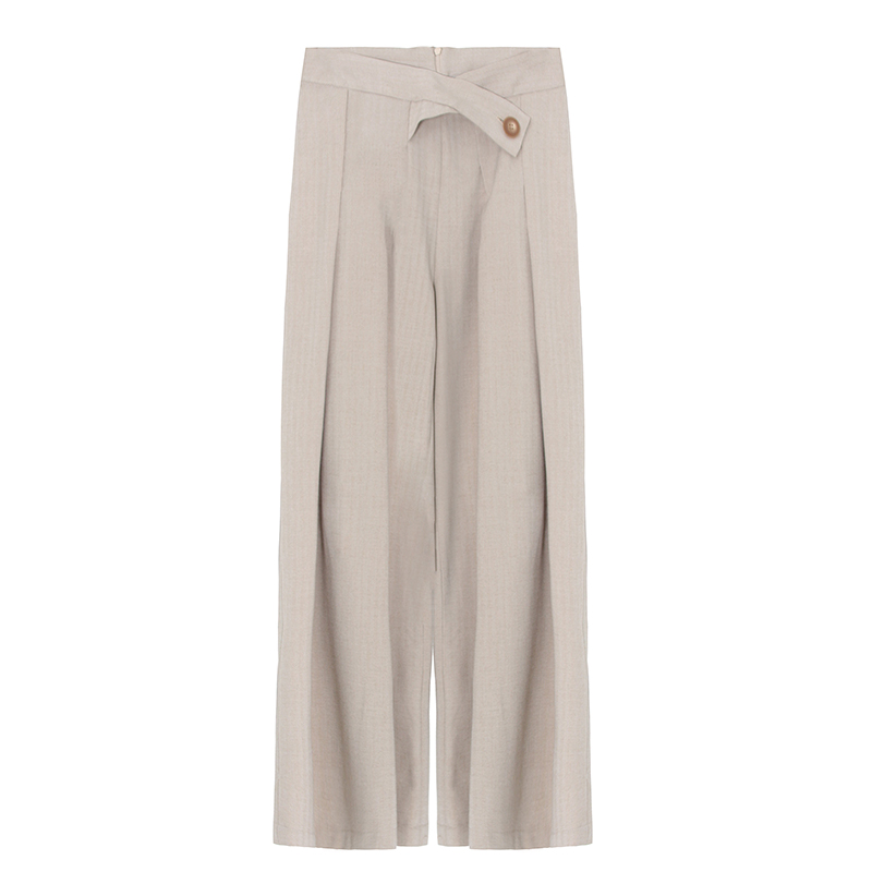 High-quality Wide-leg Pants variant CJNSXZKT00907-Beige-S|CJNSXZKT00907-Beige-L|CJNSXZKT00907-Beige-M