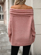 Turtleneck Long Sleeve Sweater (5)