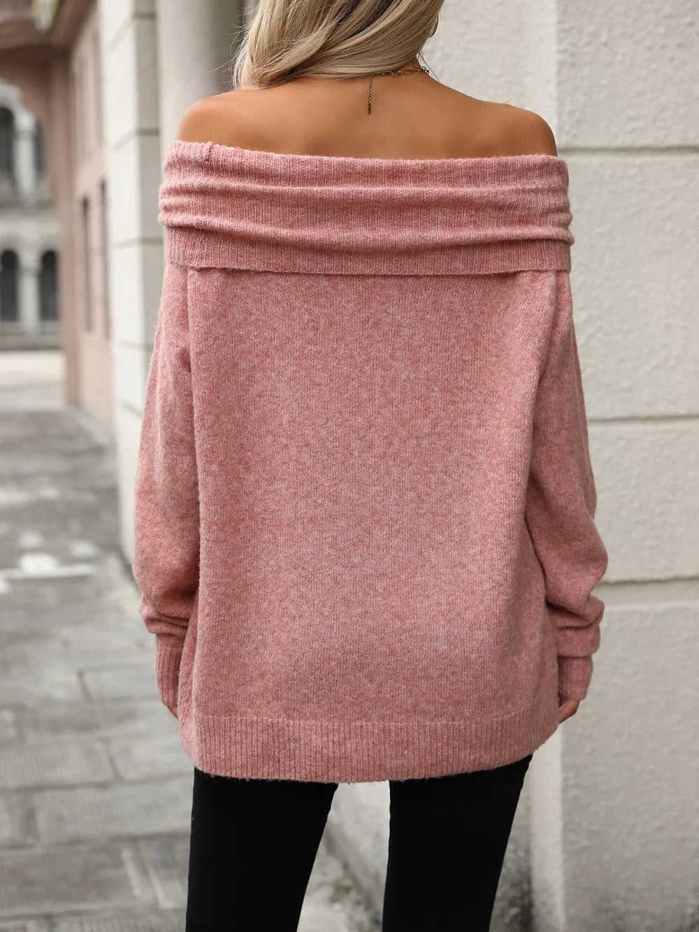 Turtleneck Long Sleeve Sweater (5)