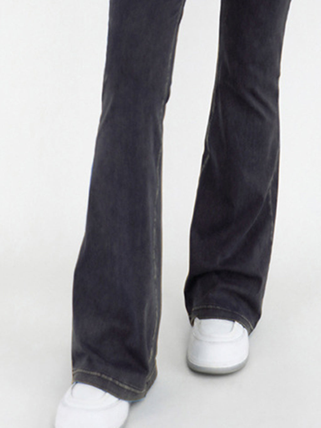 Wide Waistband Bootcut Jeans Pockets (12)