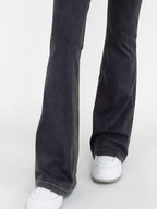 Wide Waistband Bootcut Jeans Pockets (12)