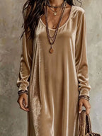 Velvet Maxi Dress Flowy Hem (6)