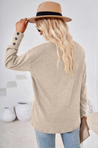 V-neck Dropped Shoulder T-shirt (24)