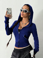 Zip-up Long Sleeve Hoodie (15)