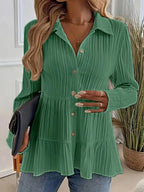 Button-down Long Sleeve Tiered Shirt (16)