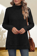 Turtleneck High Low Top (6)