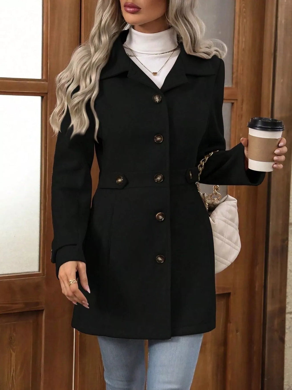 Button Up Long Sleeve Coat (6)