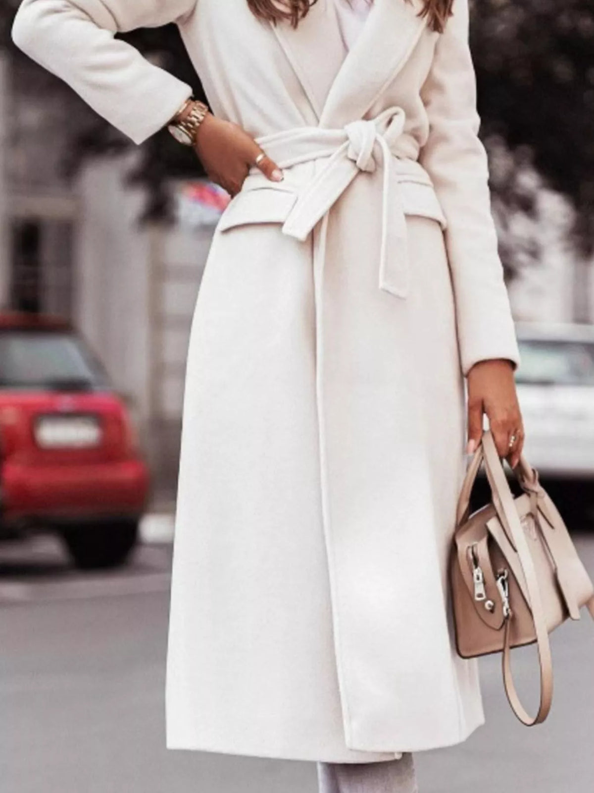Tie Waist Longline Outerwear (4)
