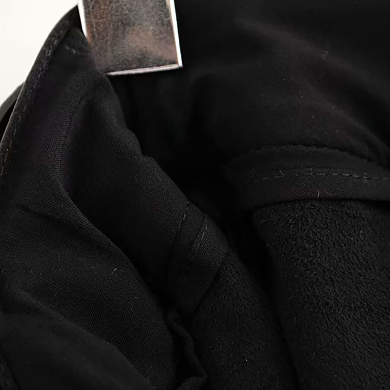 Belted Faux Leather Skirt photo 1