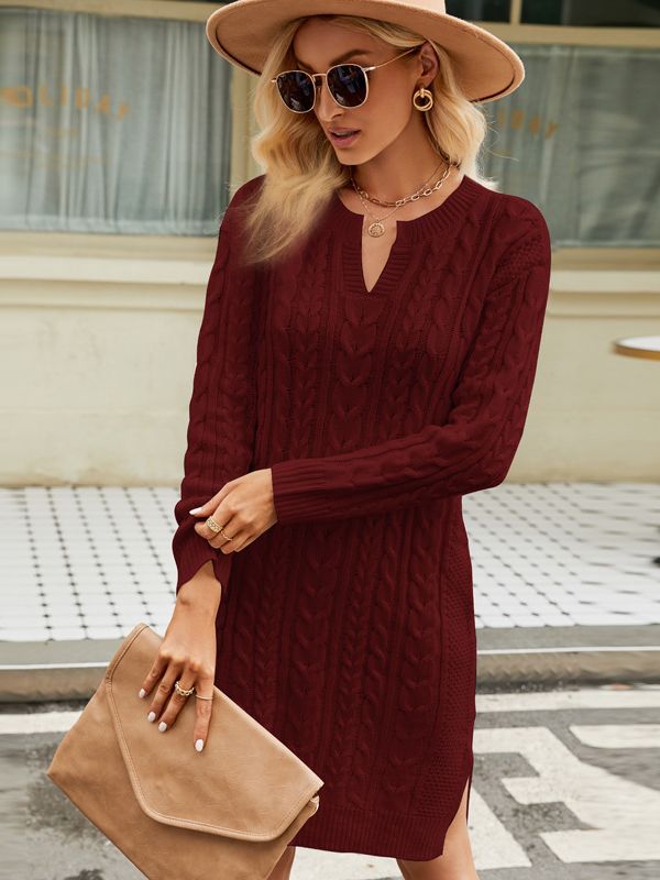 Twisted Midi Knitted Dress photo 7