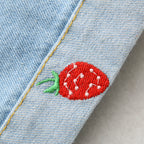 Strawberry Loose Wide-leg Jeans photo 2
