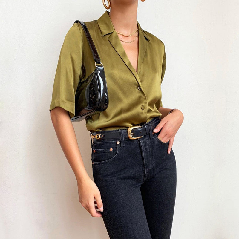 Silk Satin Shirt photo 1