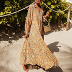 V-neck Print Dress photo 3