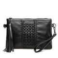 Leather Messenger Fringed Bag variant CJBHNSNS01442-C