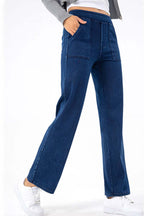 Pocketed Long Jeans (6)
