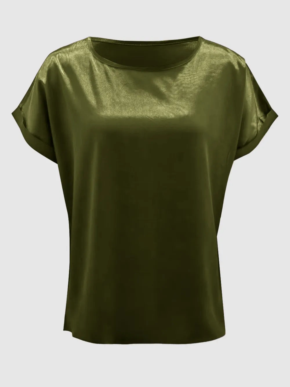 Round Neck Short Sleeve T-shirt (23)