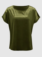 Round Neck Short Sleeve T-shirt (23)