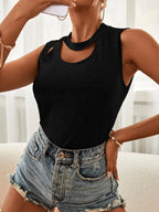Cutout Sleeveless Tank Top (8)