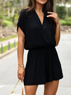 Surplice Short Sleeve Romper (6)