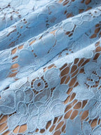 Pearl Neckline Sleeveless Lace Dress (20)
