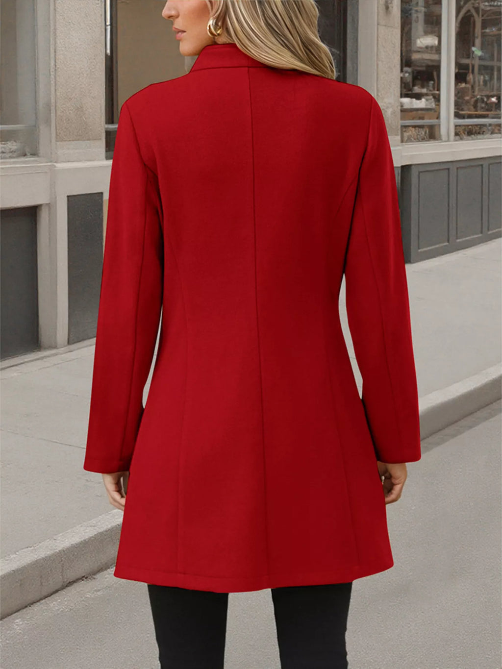 Button Up Long Sleeve Coat (2)