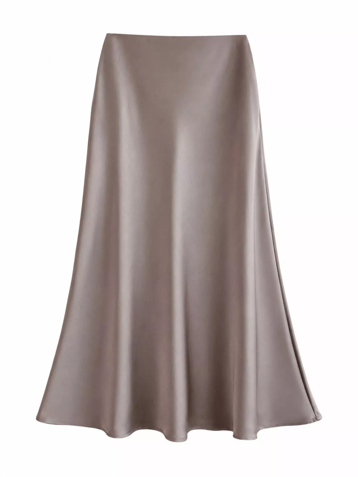 Full Size High-waisted Satin Midi Skirt Plus (8)