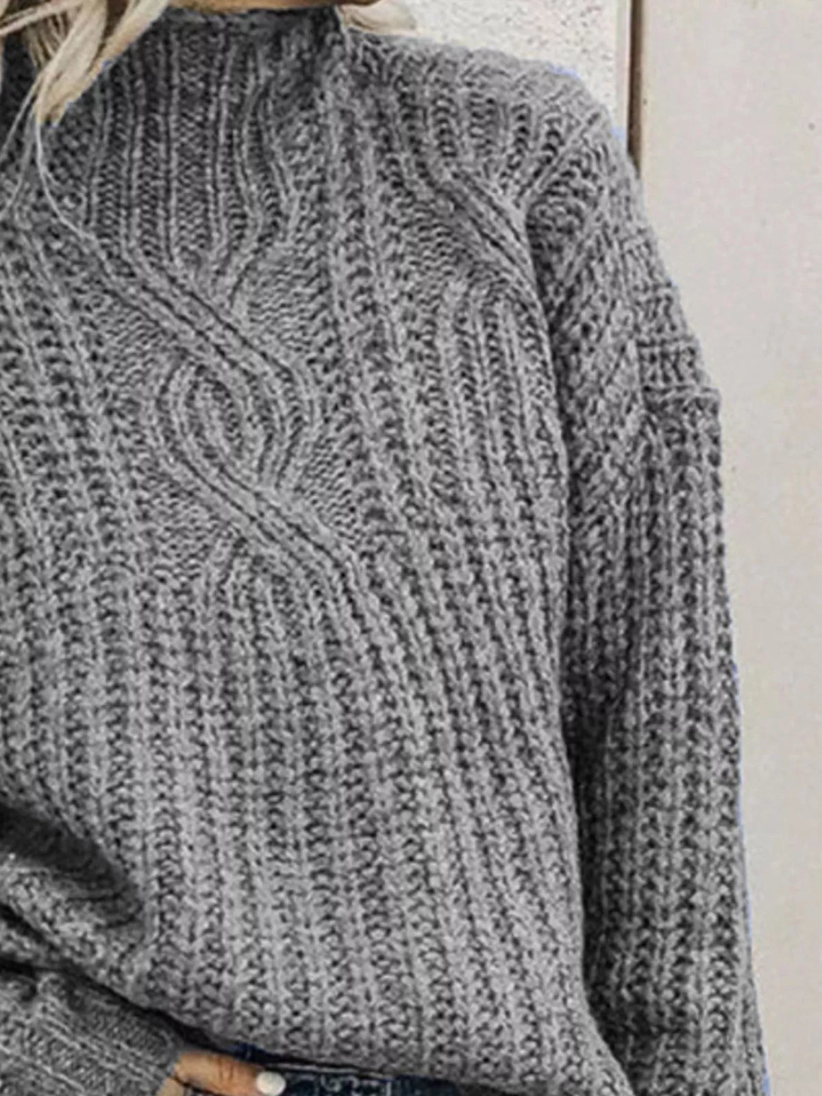 Turtleneck Long Sleeve Sweater (12)