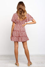 Floral V-neck Dress photo 5