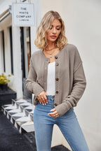 Button Down Exposed Seam Cardigan (3)