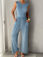 Round Neck Sleeveless Wide Leg Jumpsuit (8)