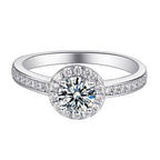 Round Bag 0.5 Carat 925 Sterling Silver Moissanite Ring variant CJLX123045401AZ|CJLX123045402BY|CJLX123045403CX|CJLX123045404DW|CJLX123045405EV|CJLX123045406FU|CJLX123045407GT|CJLX123045408HS|CJLX123045409IR|CJLX123045410JQ|CJLX123045411KP|CJLX123045412LO