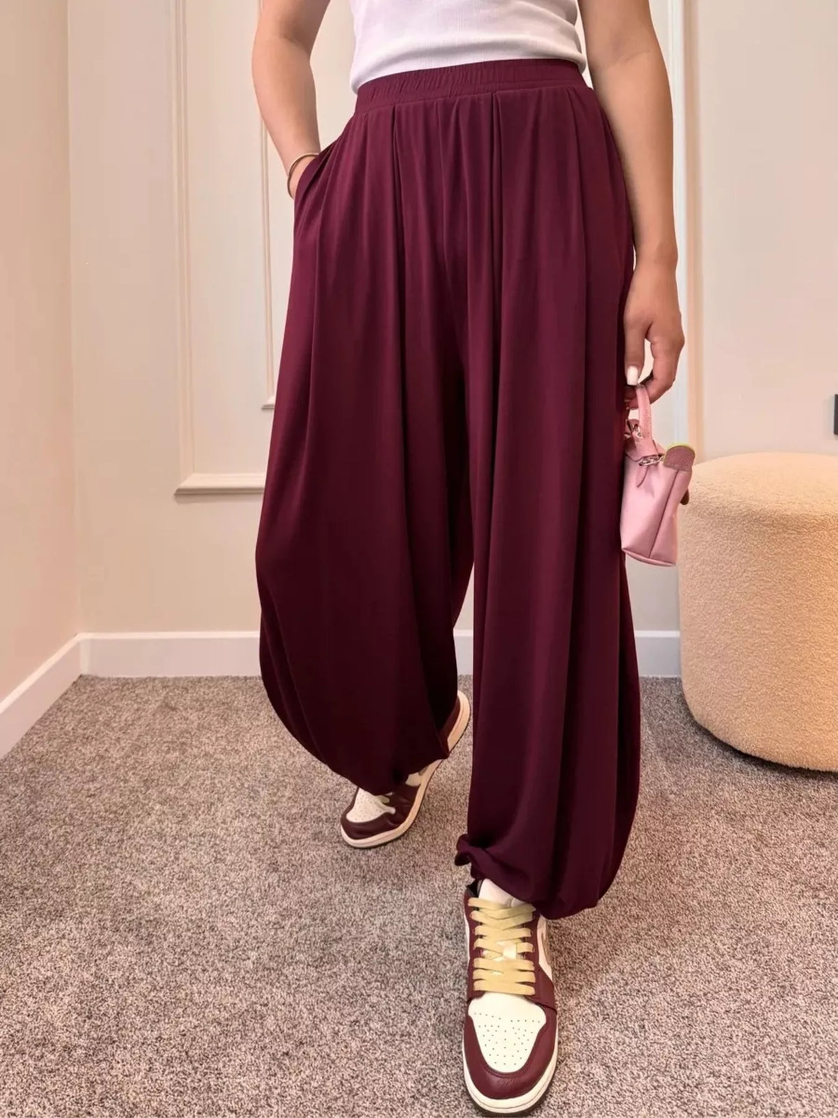 High-waisted Wide-leg Pants (14)