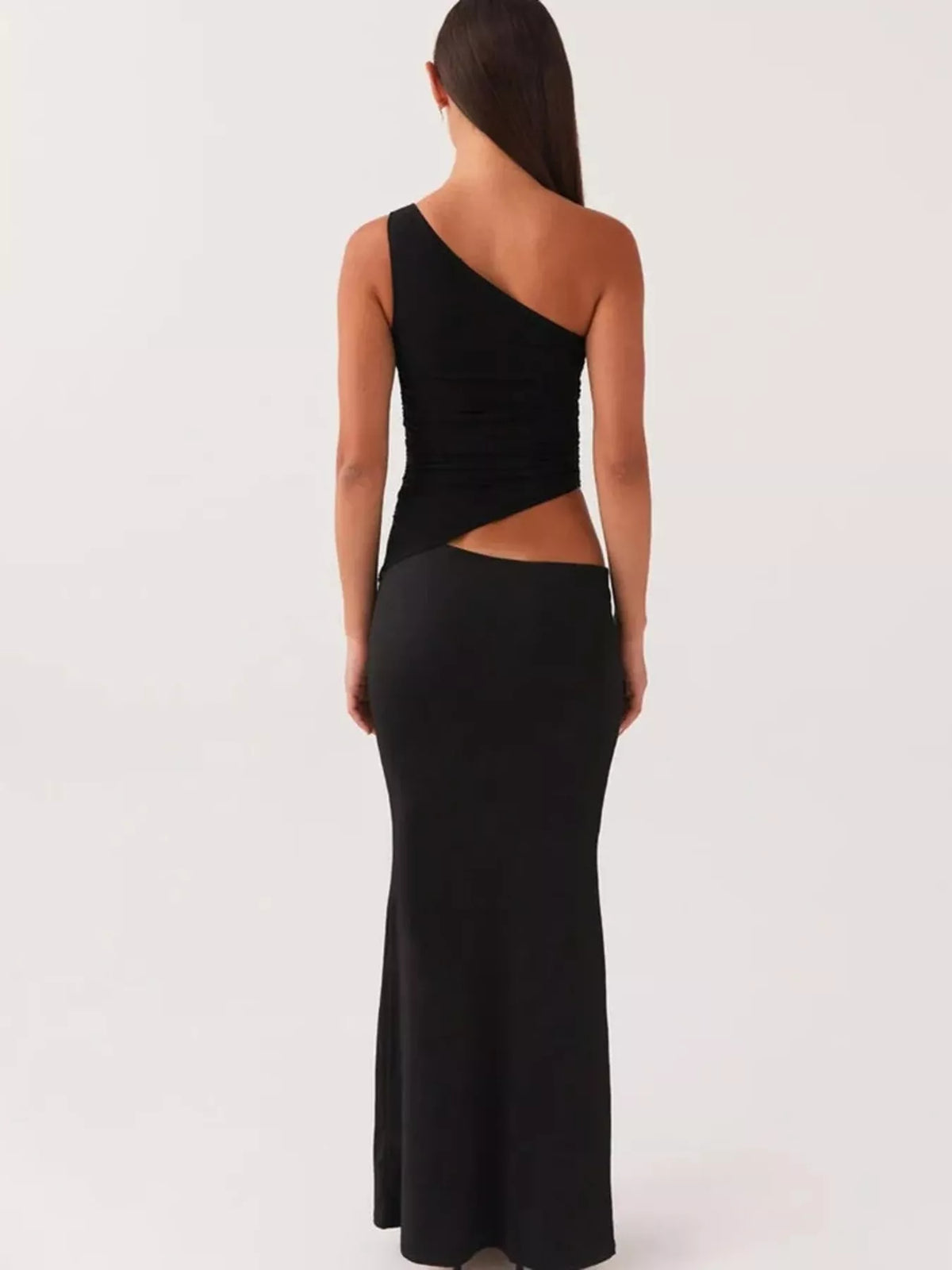 Full Size One-shoulder Top Maxi Skirt Set Plus (7)