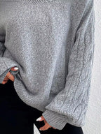 Cold Shoulder Turtleneck Sweater (9)