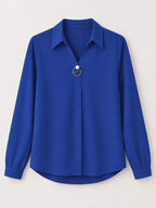 Long Sleeve Satin Blouse (32)