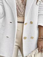 Texture Knit Double-breasted Blazer (17)