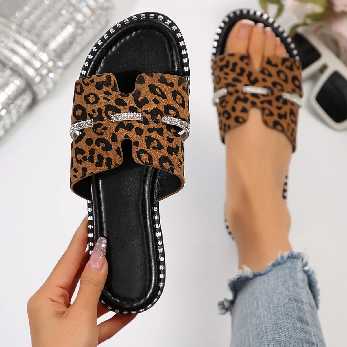 Open Toe Flats Sandals (4)