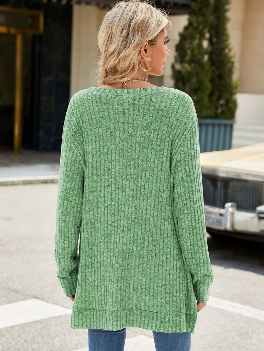 Round Neck Long Sleeve T-shirt (18)