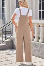 Square Neck Wide Strap Overalls Pockets (31)