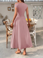 Single Shoulder Dress Pockets (9)
