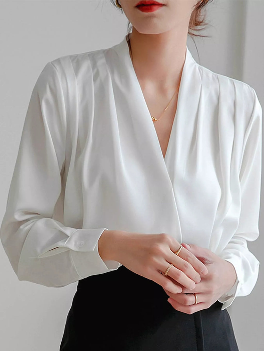 Long Sleeve Satin Blouse (4)