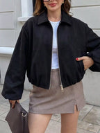 Zip Up Cropped Jacket (8)
