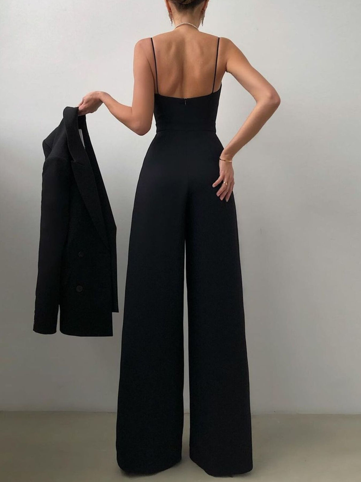 Full Size Spaghetti Strap Wide Leg Jumpsuit Plus (3)