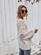 V-neck Dropped Shoulder Sweater (12)