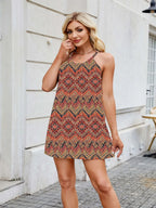 Printed Mini Cami Dress (5)
