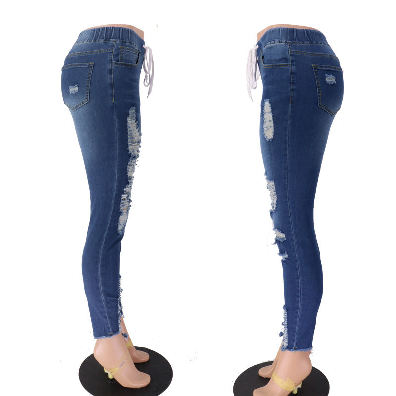 Ripped High-rise Jeans photo 3