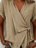 Tie-side Detail Wrap Top (12)