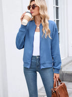 Textured Zip Up Jacket (20)
